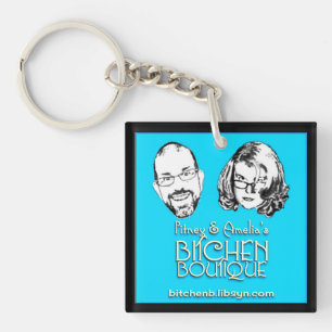 Bitchen Boutiquelogotyp Keychain