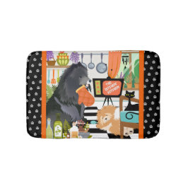 BITCHEN KITCHEN cute dog cooking chef floor mat Badrumsmatta