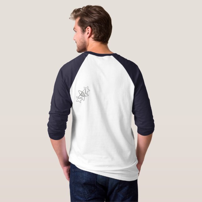 #bitchigothitzraglan 3/4 t-shirt (Hel baksida)