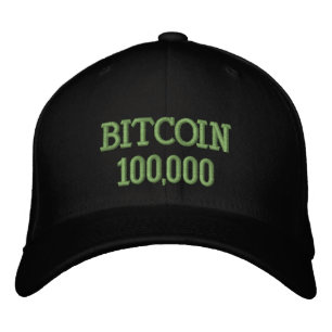 Bitcoin 100000 Firande Broderad Keps