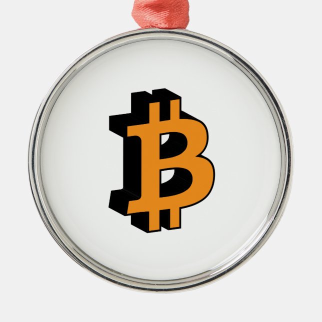 Bitcoin 11 julgransprydnad metall (Framsidan)