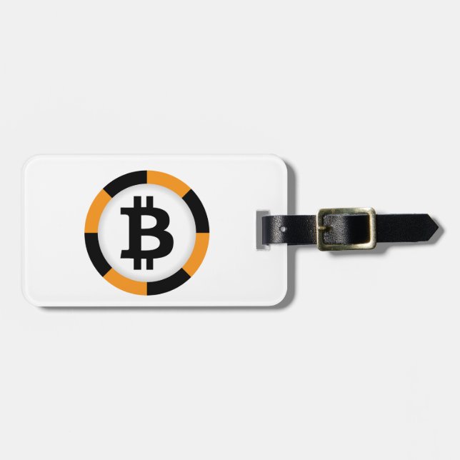 Bitcoin 13 bagagebricka (Horisontell Framsida)