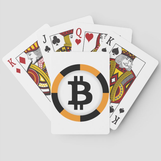 Bitcoin 13 spel kort (Baksidan)