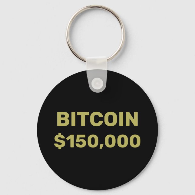 Bitcoin 150000 Celebration Nyckelring (Framsida)