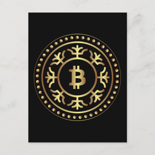 Bitcoin 2 vykort (Framsida)