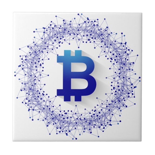 Bitcoin 5 kakelplatta (Framsidan)