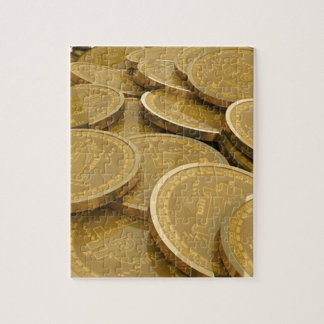 Bitcoin 7 pussel (Vertikal)