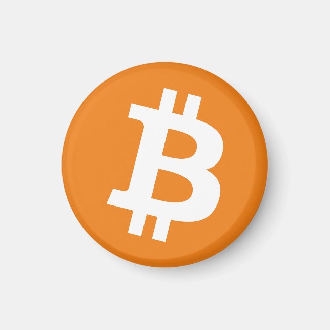 Bitcoin Acrylic Keychain Rep Magnet (Framsidan)