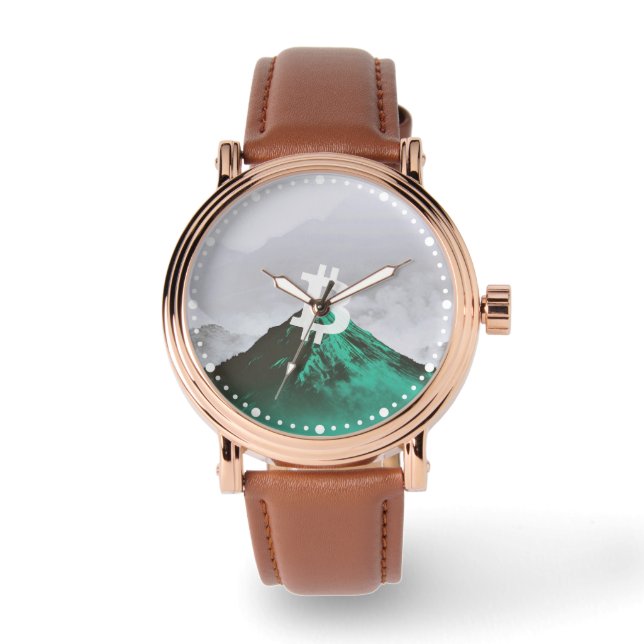 Bitcoin All-Time-High (ATH) Armbandsur (Framsida)