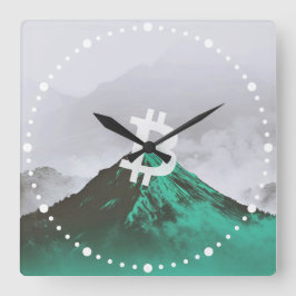 Bitcoin All-Time-High (ATH) Fyrkantig Klocka