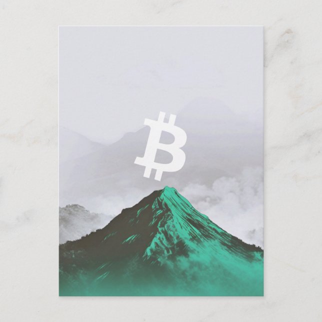 Bitcoin All-Time-High (ATH) Helg Vykort (Framsida)