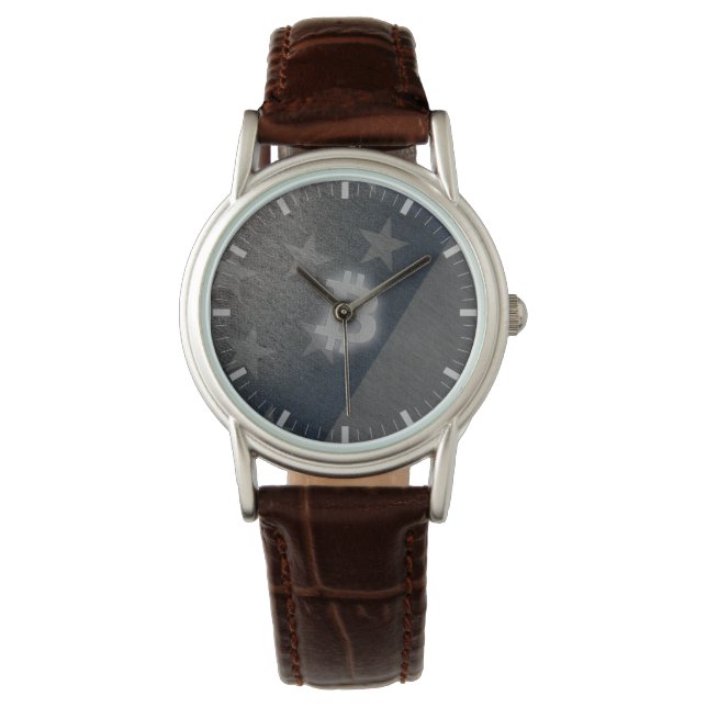 Bitcoin America Armbandsur (Framsida)