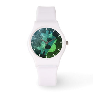 Bitcoin Amerika ₿ (Grön) Watch Armbandsur