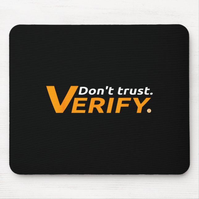 Bitcoin And Crypto As Money Payment - Don't Trust, Musmatta (Framsidan)