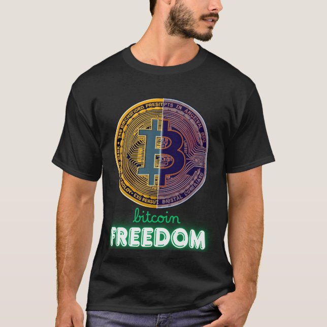 Bitcoin är frihet T-Shirt (Framsida)