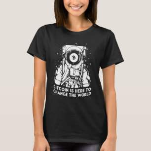 Bitcoin är här för att förändra det globala krypte t shirt