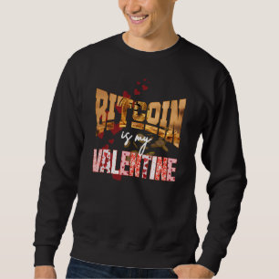 BITCOIN ÄR MIN VALENTINA Roligt Maximalist Lång Ärmad Tröja