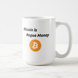 Bitcoin är Rogue Money Kaffemugg