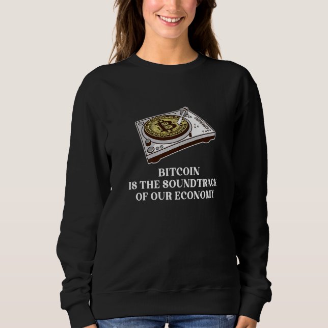 Bitcoin är vårt ekonomiska krypto in t shirt (Framsida)