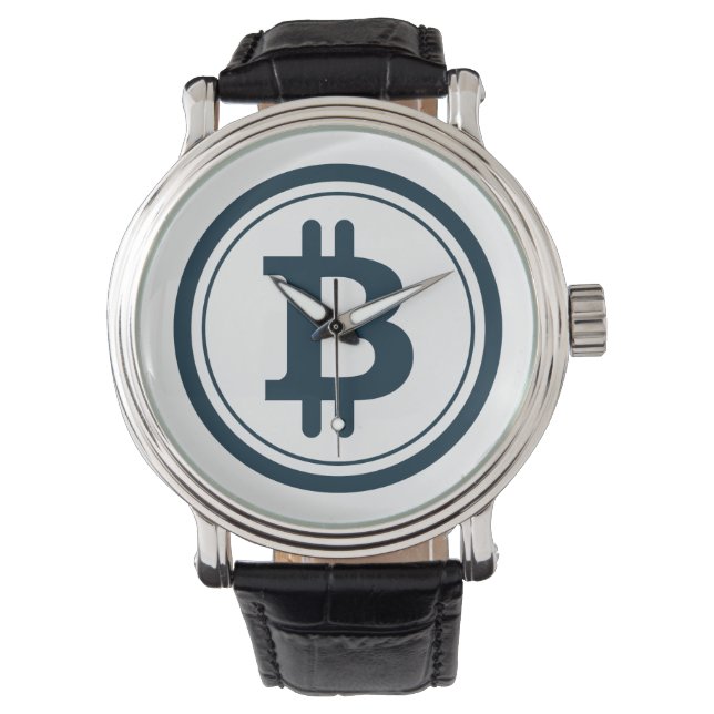 Bitcoin Armbanduhr Armbandsur (Framsida)