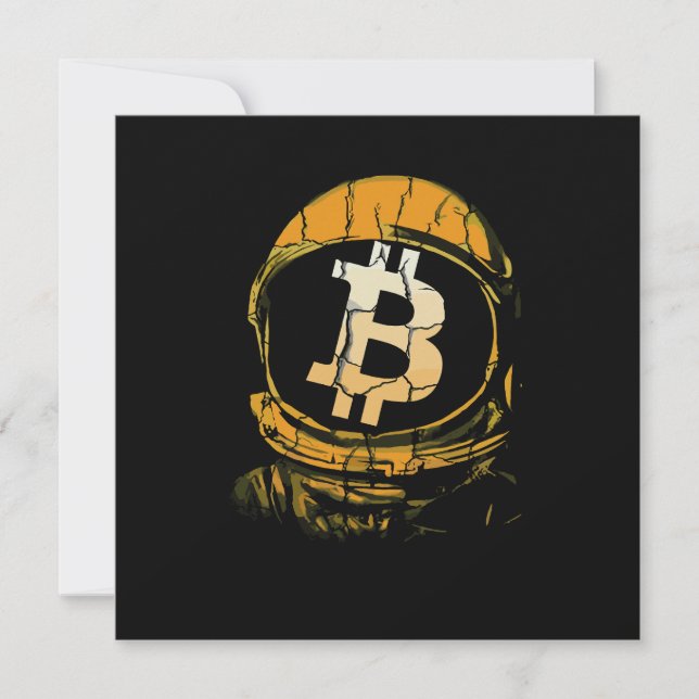 Bitcoin Astronaut-Crypto Astronaut Meddelande (Framsida)