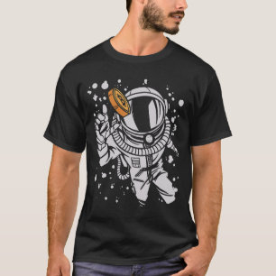Bitcoin Astronaut Måne-Boy Hodler Cryptocurrency T Shirt
