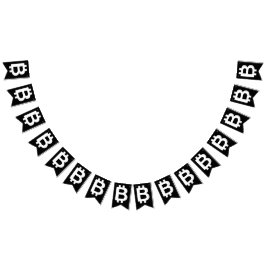 Bitcoin B Cool Bunting Banner Vimplar