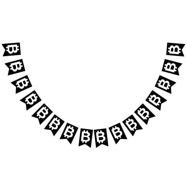 Bitcoin B Cool Bunting Banner Vimplar (Alla)