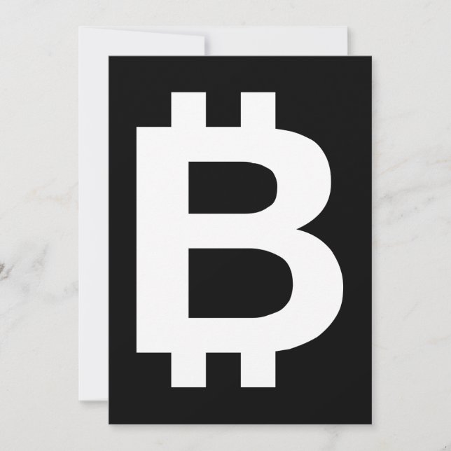 Bitcoin B Cool Inbjudan (Framsida)