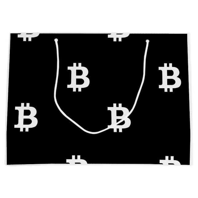 Bitcoin B Cool Stor Presentpåse (Framsidan)