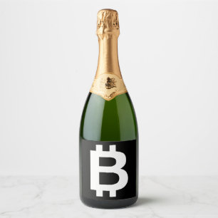 Bitcoin B Coola Sparkling Vin etikett