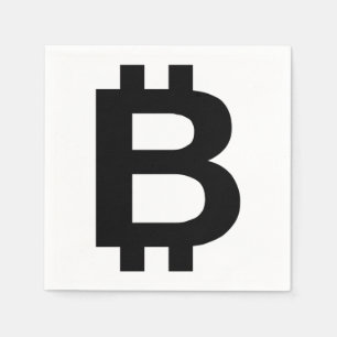 Bitcoin B Fetstil 3 Lagar Servetter