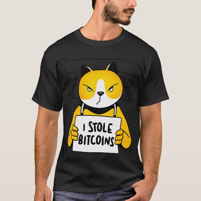 Bitcoin Bandid T Shirt (Framsida)