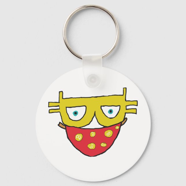 Bitcoin Bandit Nyckelring (Framsida)