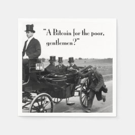 Bitcoin Beggar Pappersservett