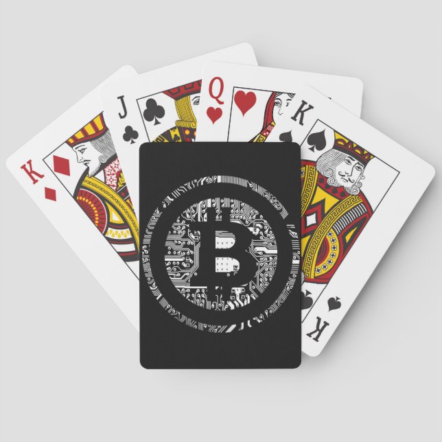 Bitcoin Black edition Casinokort (Baksidan)