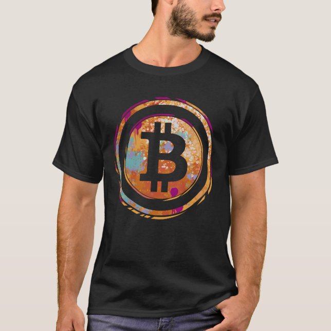 Bitcoin Blockchains Crypto Cryptocurrency Bitcoin T Shirt (Framsida)
