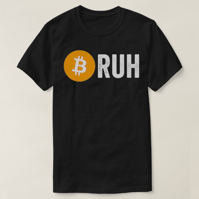 Bitcoin Bruh Funny Investor Meme Cryptocurrency Gi T Shirt (Design framsida)