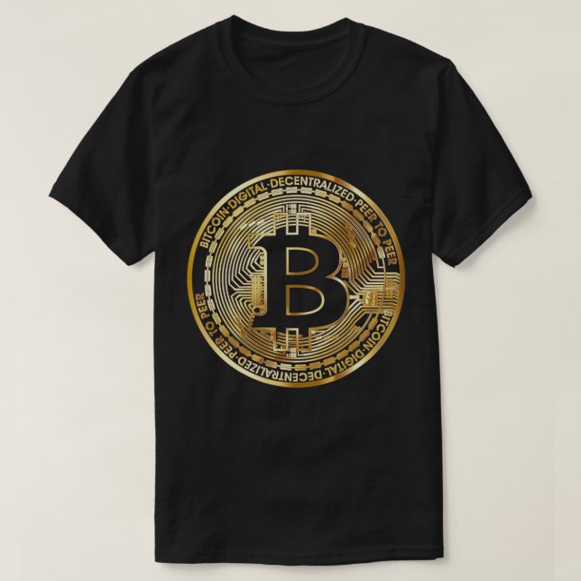 Bitcoin BTC Coin Crypto Trader #bitcoin Future Fre T Shirt (Design framsida)