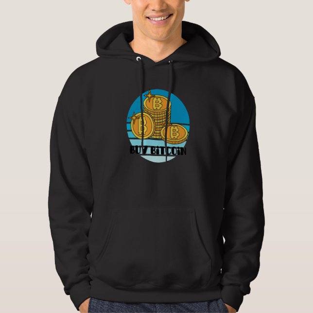 Bitcoin BTC Crypto  For Investor Cryptocurrency Tr Hoodie (Framsida)