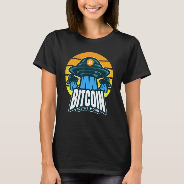 Bitcoin Btc Cryptocurrency Crypto Hodl Dogecoin T Shirt (Framsida)