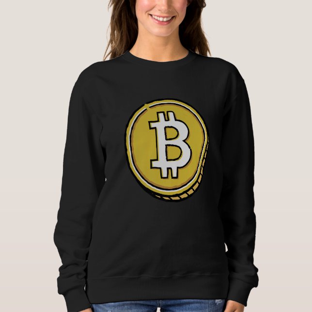 Bitcoin BTC Cryptocurrency Trader  For Crypto Inve T Shirt (Framsida)