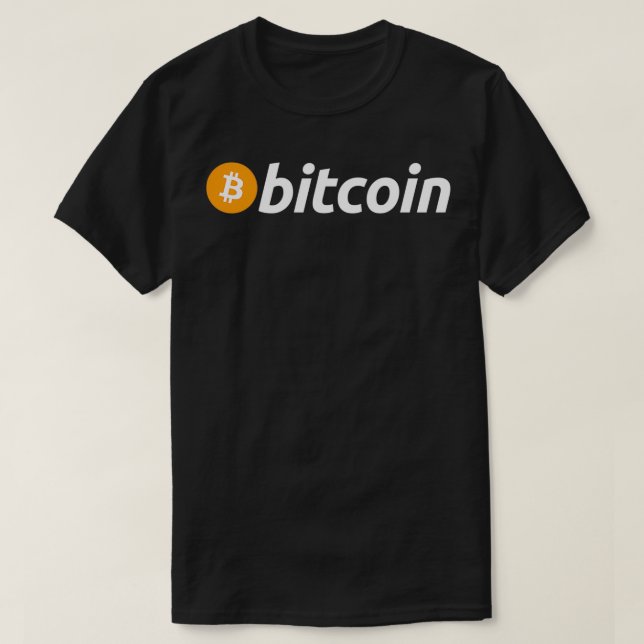 Bitcoin BTC-Logotyp Crypto Trader Miner Hodl Måne  T Shirt (Design framsida)