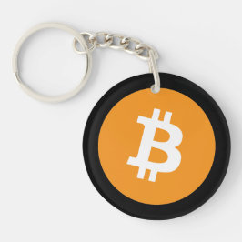 Bitcoin BTC-logotyp | Nyckelring
