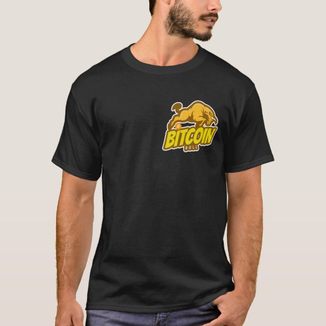 Bitcoin Bull springa - Btc Crypto T Shirt (Framsida)