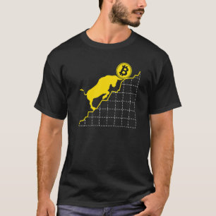 Bitcoin Bull Springa Cryptocurrency Blockchain Hod T Shirt