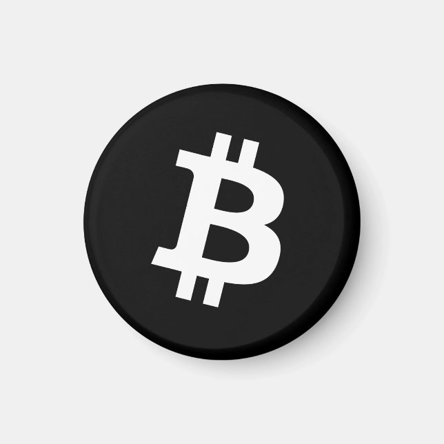 Bitcoin Cirkulär Magnet (Framsidan)