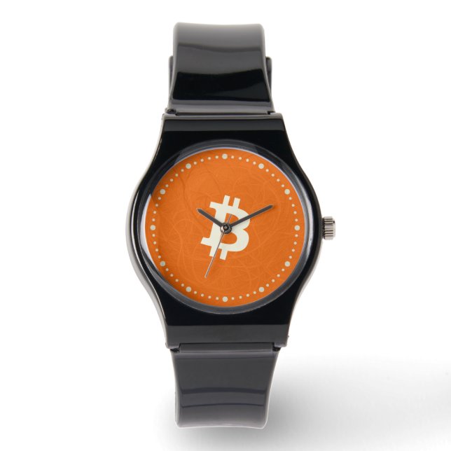 Bitcoin Classic Orange (Neuron) Armbandsur (Framsida)