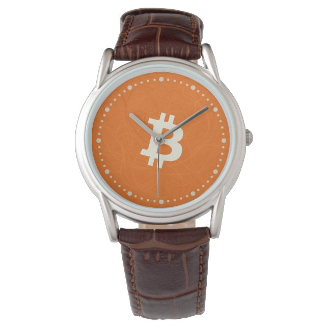 Bitcoin Classic Orange (Neuron) Armbandsur (Framsida)