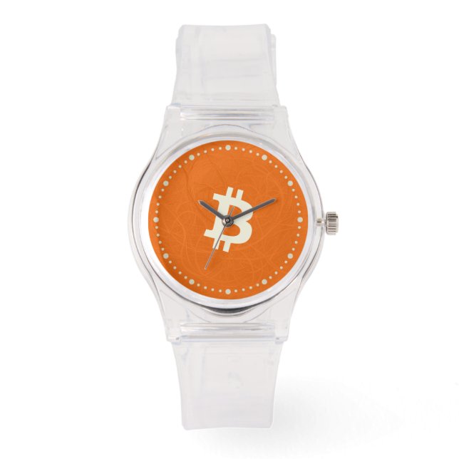 Bitcoin Classic Orange (Neuron) Armbandsur (Framsida)